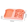 Dog slow food bowl made of PP material, pet anti-choking bowl, anti-tipping and anti-choking large-mouth pet bowl, dog bowl, slow food bowl Item Picture